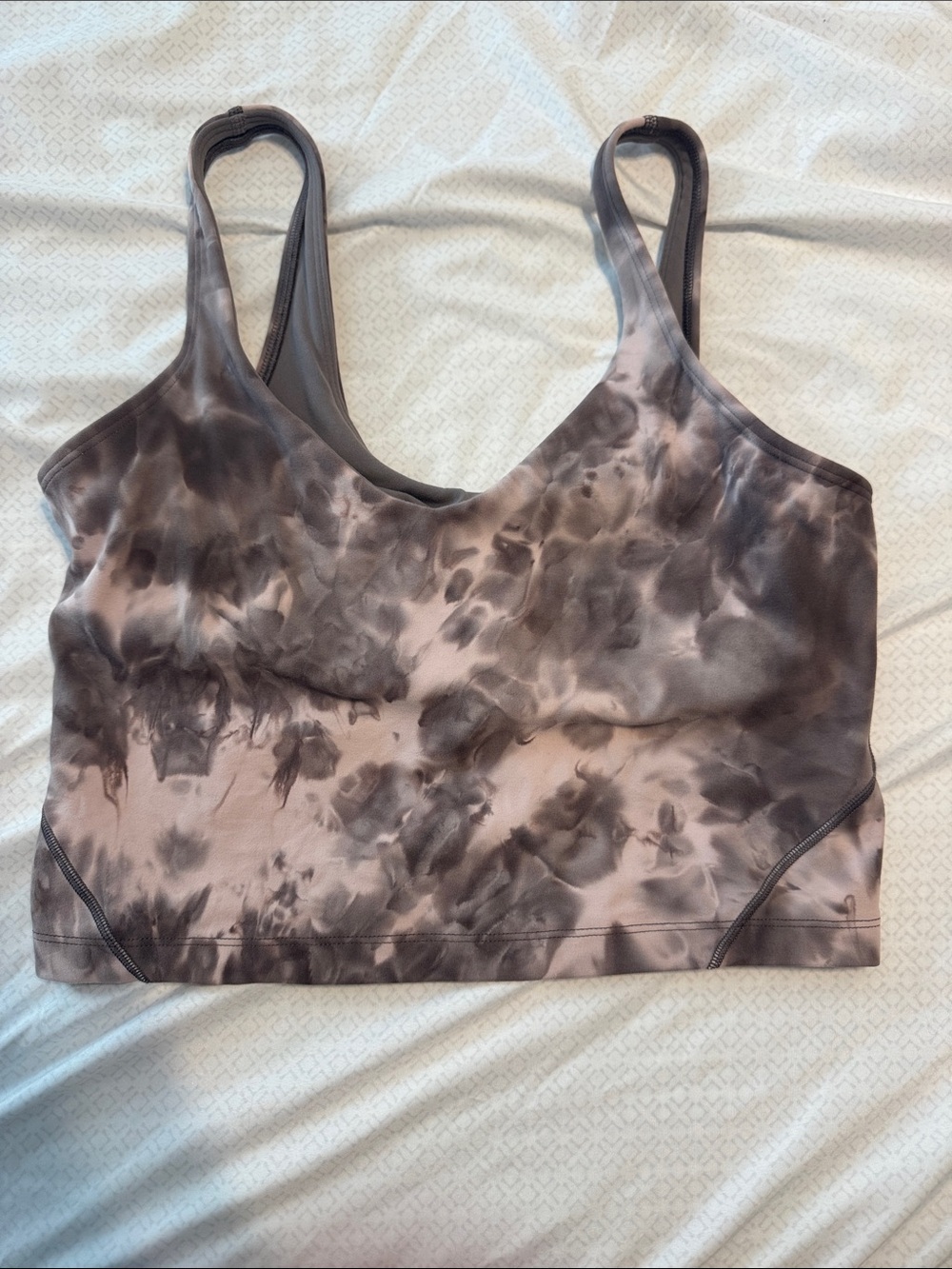 lululemon athletica Tie-Dye Tank - Pink & Gray